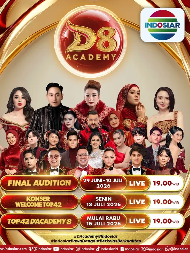 D’Academy 8 Siap Lebih Spektakuler, Deretan Bintang Dangdut Muda hingga Inovasi Baru Siap Ramaikan Panggung INDOSIAR