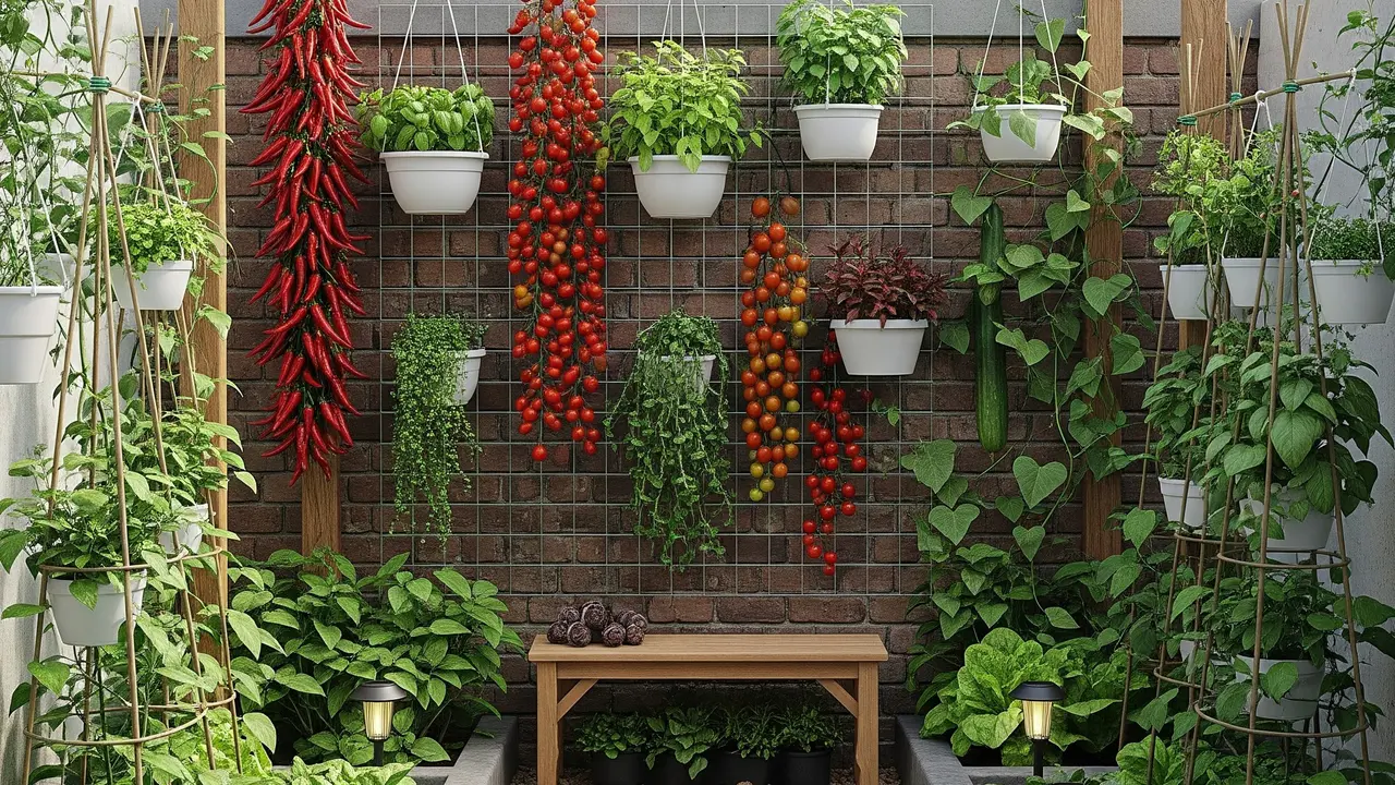 Model Halaman Belakang Rumah untuk Kebun Sayur Organik yang Produktif (Image by Gemini AI)