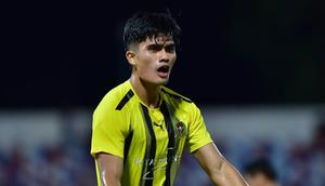 Striker Timnas Indonesia, Ramadhan Sananta mencetak satu gol saat DPMM FC meraih kemenangan di markas Sabah FC dalam lanjutan Liga Super Malaysia 2025/2026 di Stadion Likas, Sabah, Sabtu (20/12/2025). (Instagram/m.ramadhansn)