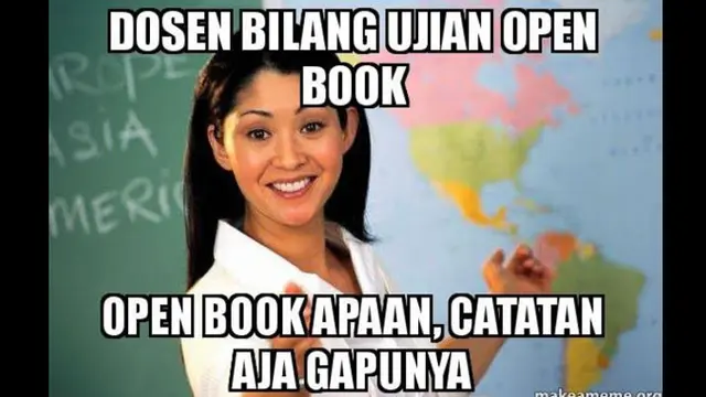 7 Meme Kelakuan Menyebalkan Dosen Bikin Ngelus Dada