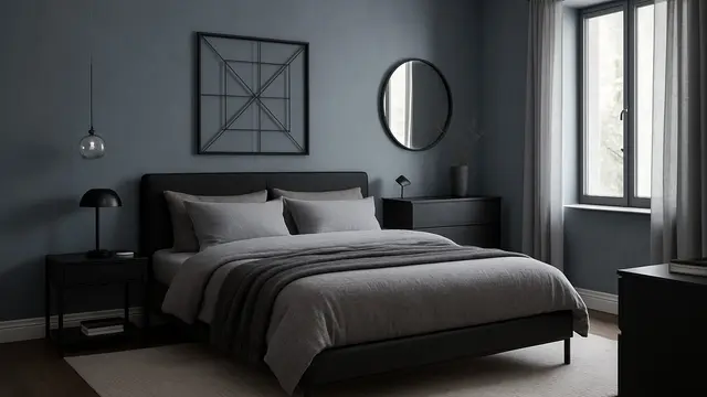 Model Inspirasi Cat Kamar Tidur Warna Biru/ChatGPT