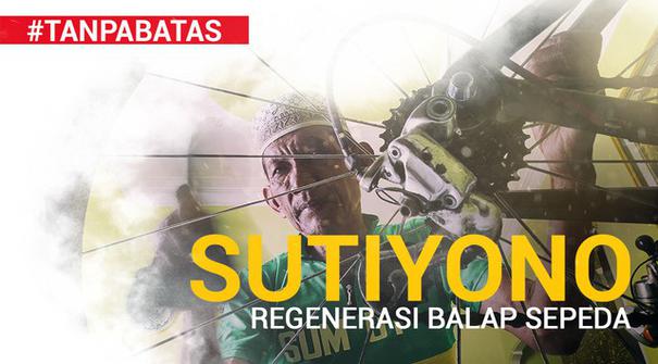 Beriita video cerita Sutiyono dengan sepeda rakitannya sendiri mampu mendapatkan gelar King of Mountain.