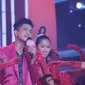 Calvin bikin juri terkesima di panggung Mamamia di Studio 5 Indosiar, Daan Mogot, Jakarta Barat, Jumat (5/12/2014).