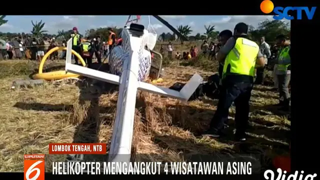Jatuhnya Helikopter di Lombok Diduga Akibat Terpaan Angin