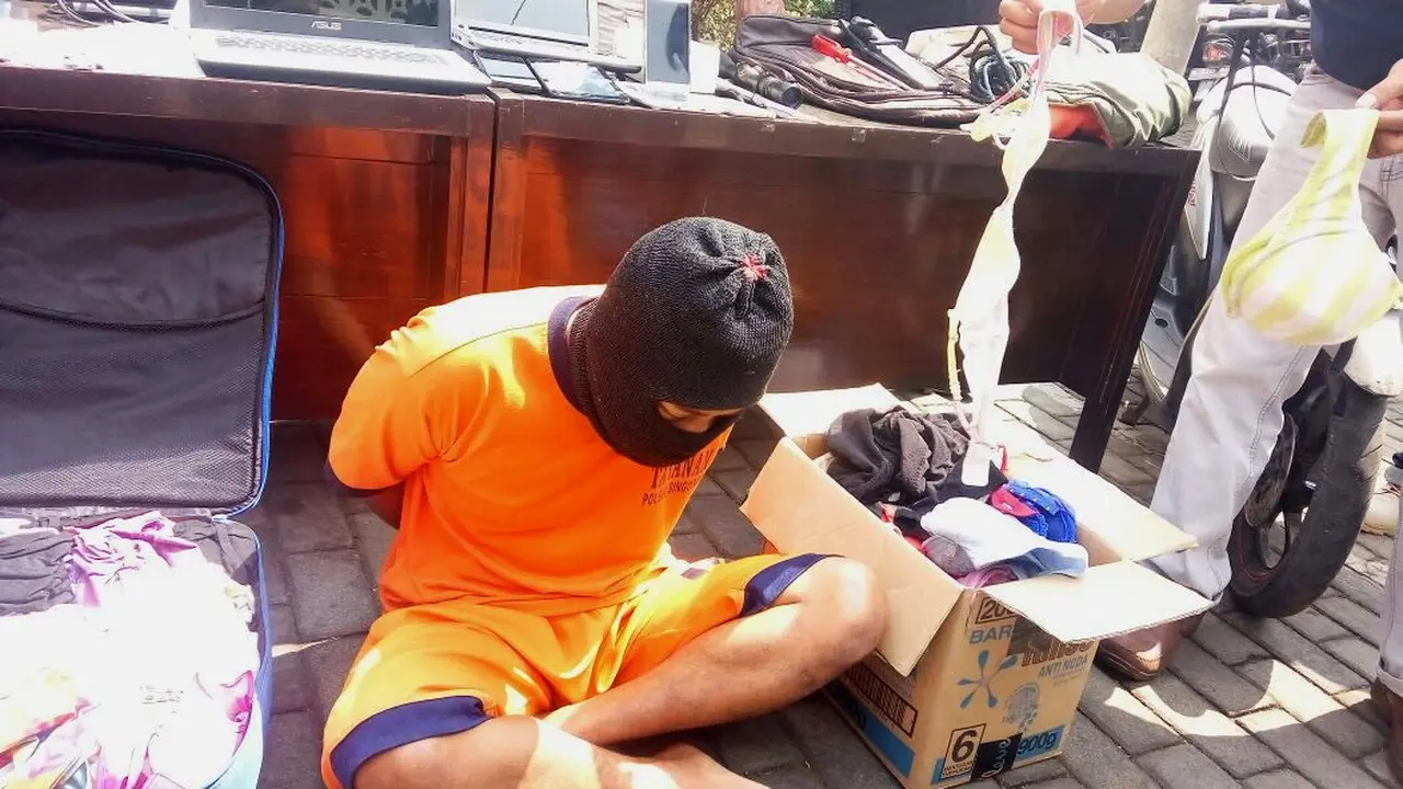 Ratusan Pakaian Dalam Wanita Dikoleksi Pencuri di Malang