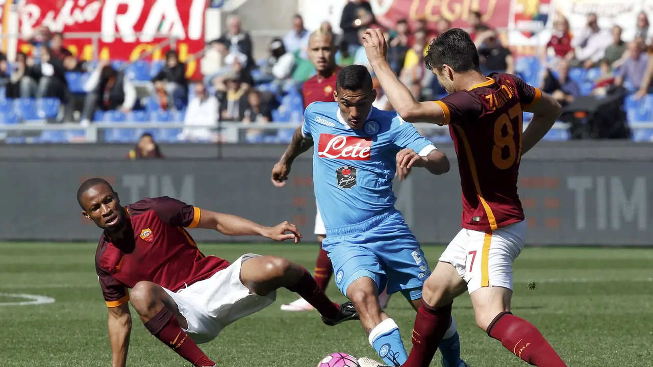 AS Roma vs Napoli  (Liputan6)