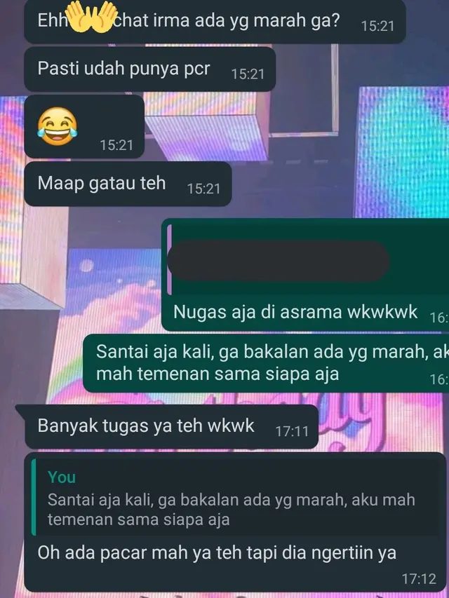 6 Chat Tanya 'Ada yang Marah Enggak' Ini Bikin Senyum Tipis