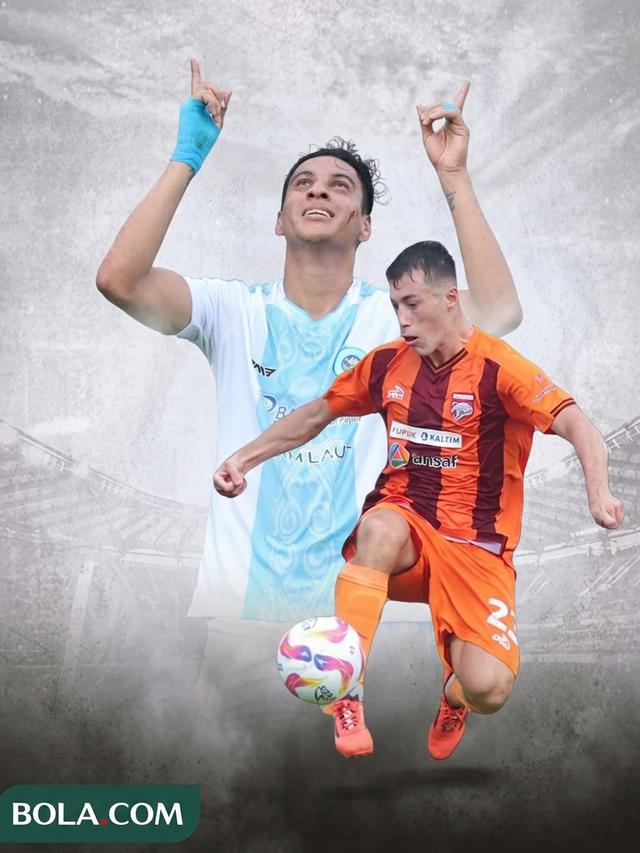 Duel Antarlini Borneo FC vs PSBS Biak