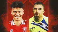 Timnas indonesia - Mees Hilgers dan Emil Audero (Bola.com/Adreanus Titus)