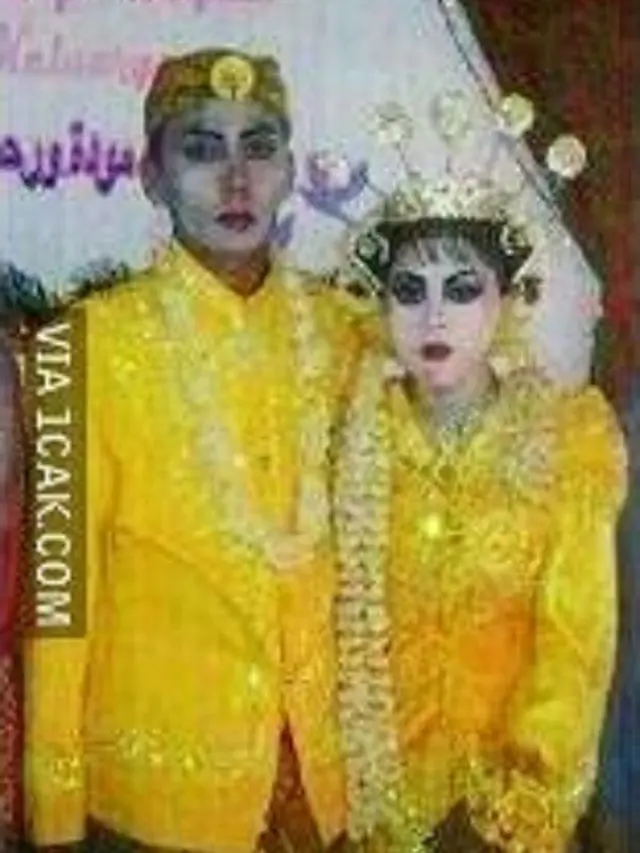 6 Potret Pengantin Terlihat Tertekan Karena Salah Pilih MUA, Riasan Harga Nawar (1cak)