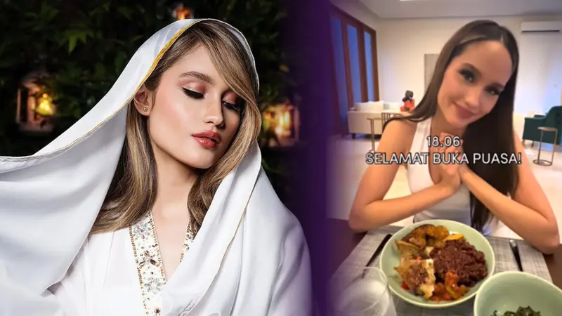 Cinta Laura unggah video kegiatannya di hari pertama puasa Ramdahan 2023 dari sahur hingga berbuka puasa.