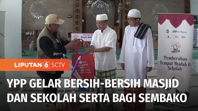 YPP SCTV-Indosiar, menggelar kegiatan bersih-bersih di tempat ibadah dan sekolah di Bogor, Jawa Barat. Aksi bersih-bersih ini bekerjasama dengan Yayasan Bahtera Maju Indonesia.