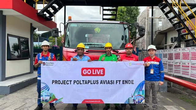 Project Aviation Bali-Nusa Tenggara resmi dimulai. Elnusa Petrofin memperluas layanan logistik energi untuk mendukung keandalan pasokan avtur. (Dok Elnusa)