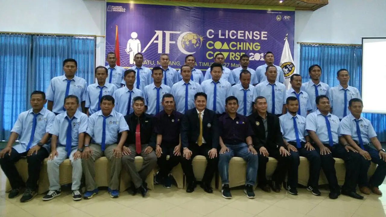 Peserta kursus lisensi C AFC