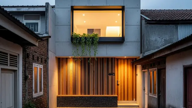 Rumah Rustic Modern