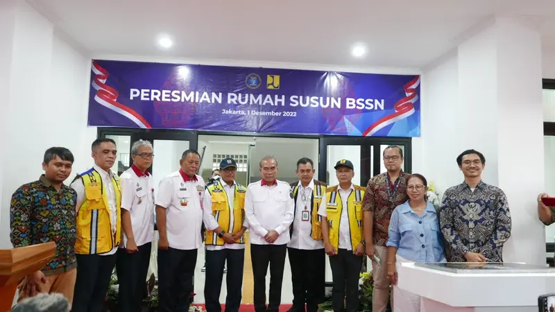 Rusun bagi Aparatur Sipil Negara (ASN) Badan Siber dan Sandi Negara (BSSN) di Ragunan, Jakarta Selatan, Kamis (1/12/2022).