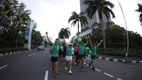 Road to MAIR bersama para pacer, yaitu Fun Run 6,2K yang diadakan pada Minggu (21/8) dengan diikuti lebih dari 500 peserta dari 20 komunitas di Senayan Park, Jakarta.