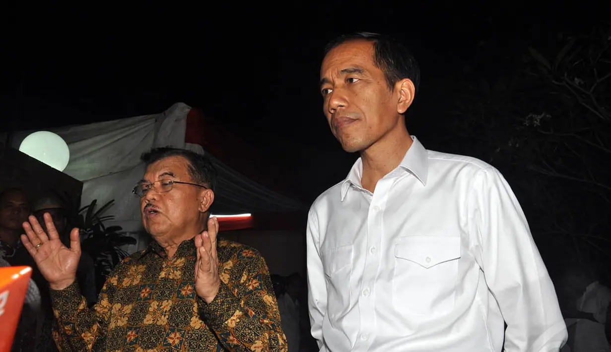 Kelompok Kerja (Pokja) Tim Transisi Jokowi-JK dibubarkan karena tugasnya membantu memberi masukan dan kebijakan untuk Pemerintahan Jokowi-JK mendatang telah selesai, Jakarta, (28/9/14). (Liputan6.com/Miftahul Hayat) 