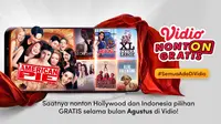 Vidio Nonton Gratis film Hollywood dan Indonesia pilihan. (Sumber: Vidio)