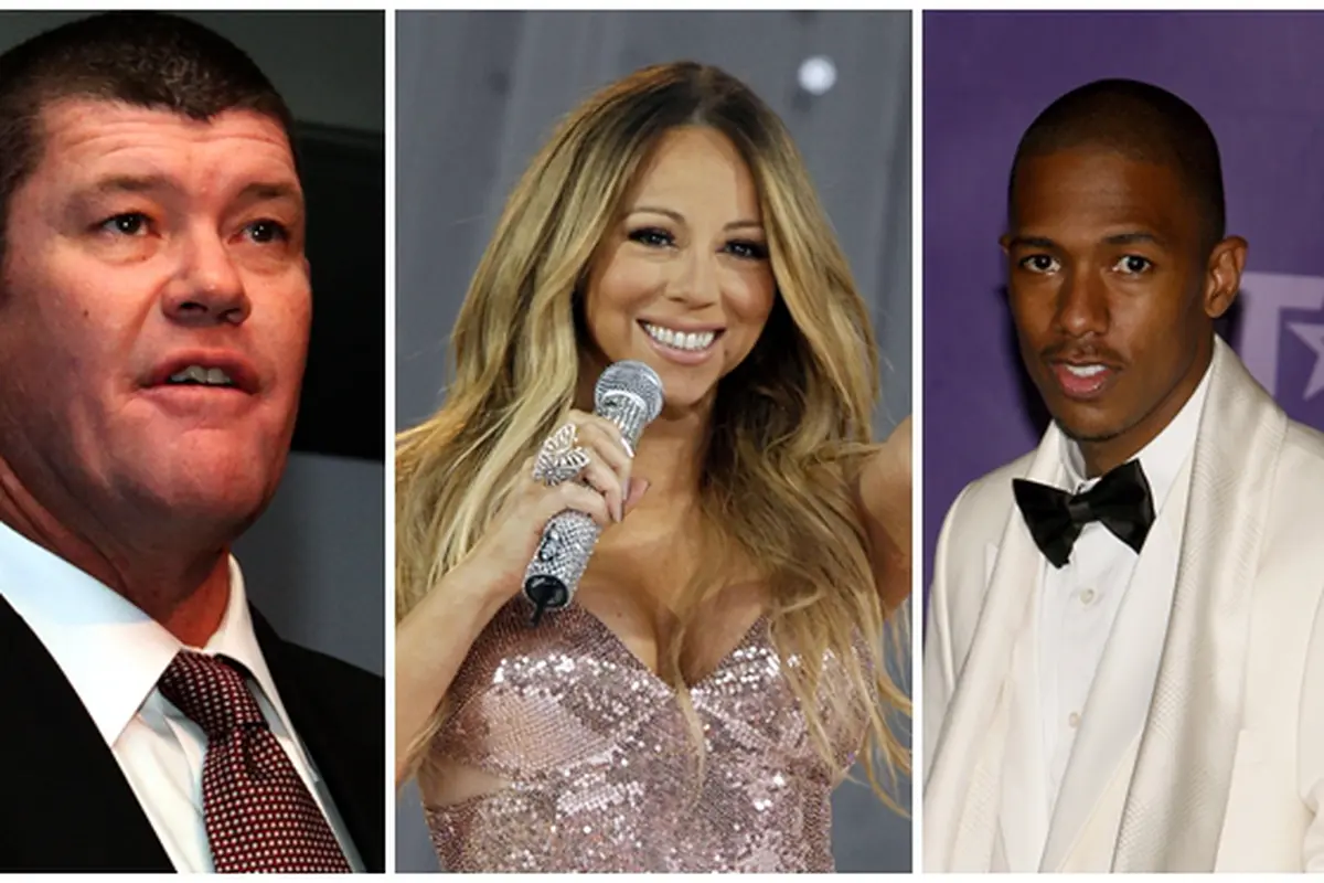 [Bintang] James Packer, Mariah Carey, dan Nick Cannon