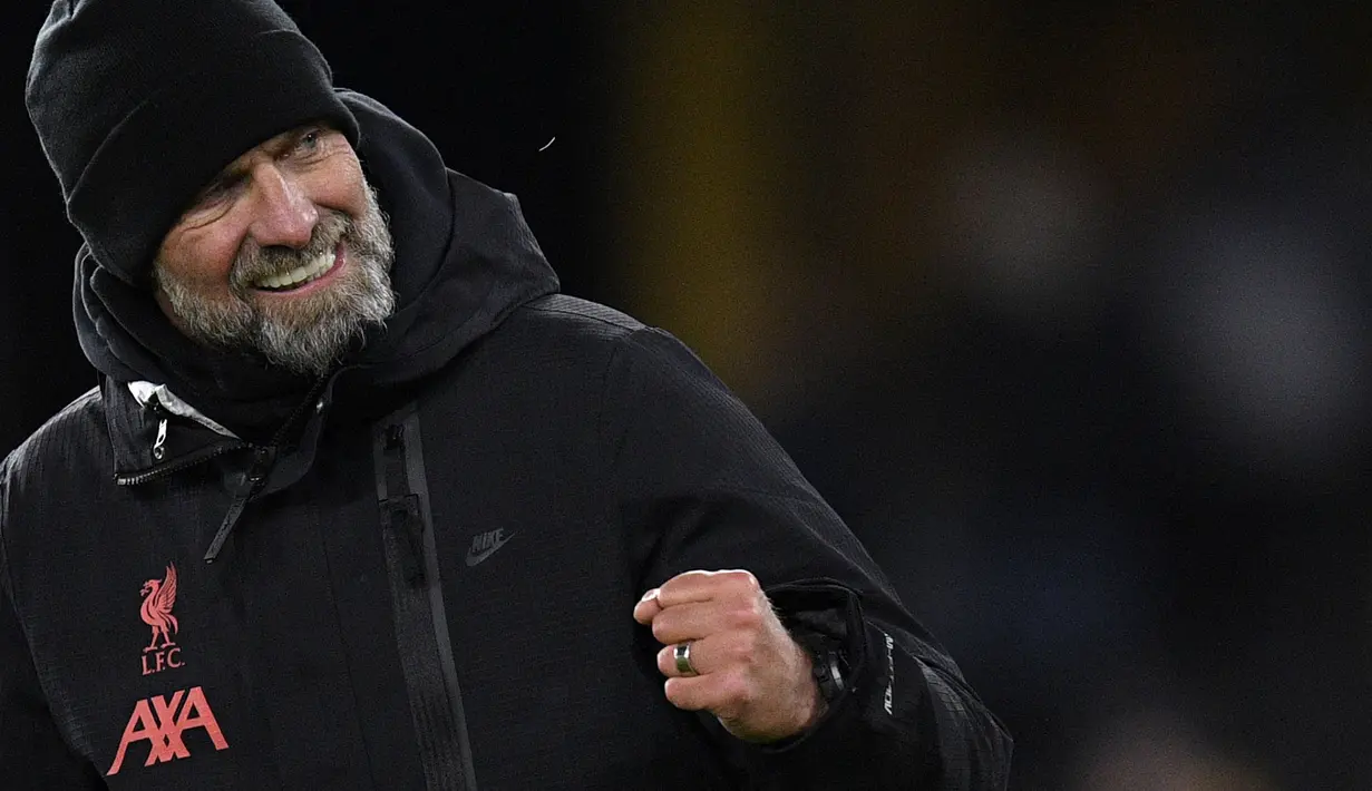 Hasil tersebut juga menjadi dahaga bagi Liverpool yang pada tiga laga terakhir gagal meraih kemenangan. Skuad asuhan Jurgen Klopp tersebut kalah dari Brentford dan Brighton di Liga Inggris. Sisanya, The Reds bermain imbang melawan Wolves saat putaran ketiga Piala FA 2022/2023. (AFP/Oli Scarff)