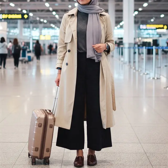 7 Airport Outfits untuk Wanita Indonesia Terbaru 2025: Tampil Stylish dan Nyaman
