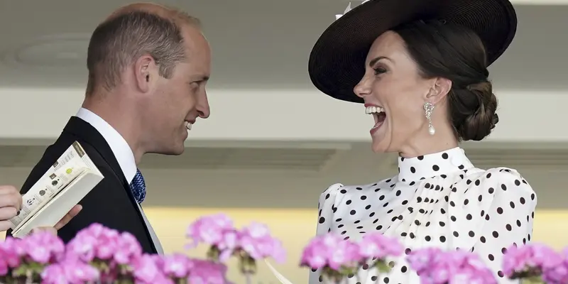 FOTO: Pangeran William dan Kate Middleton Tampil Mengejutkan di Royal Ascot 2022