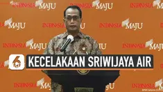 Menteri Perhubungan RI Budi Karya Sumadi sampaikan perintah Presiden Jokowi terkait kecelakaan yang menimpa pesawat Sriwijaya Air SJ182. Budi Karya Sumadi sampaikan detail perintah Presiden Selasa (11/1) siang.