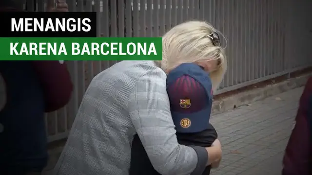 VIDEO: Laga Barcelona Tanpa Suporter Buat Anak Ini Menangis