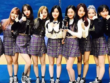 PRISTIN atau yang juga dikenak dengan sebutan Pledis Girlz resmi bubar. kabar tersebut juga sudah dikonfirmasi oleh Agency dari Pristin sendiri. (Liputan6.com/IG/pristin_official_)