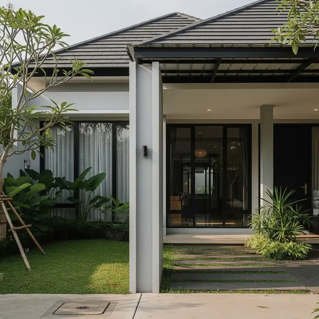 9 Model Tiang Teras Rumah yang Estetik