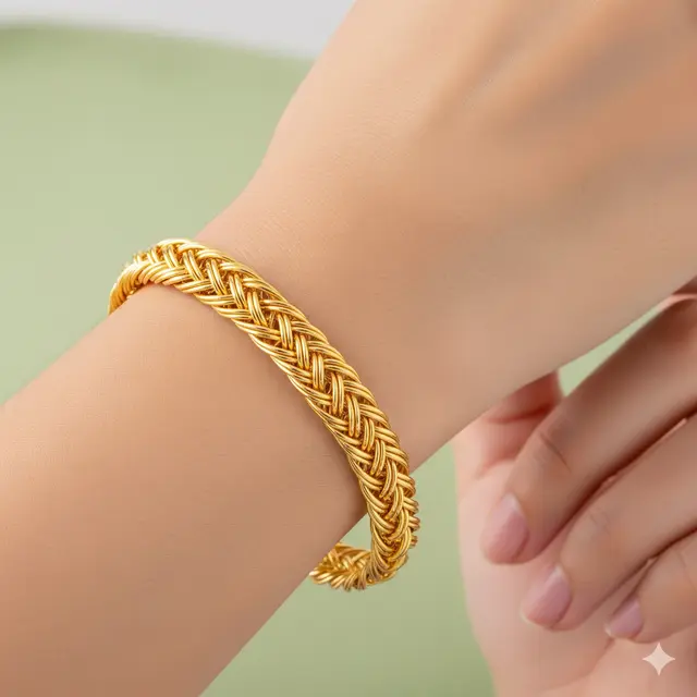Gelang Emas Murni 24K 10 Gram Investasi. Gemini