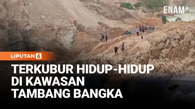Tujuh Penambang Timah Tertimbun Longsor, SAR Hadapi Medan Berbahaya