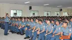Citizen6, Jakarta: Dansatlinlamil Jakarta, Kolonel Laut (P) Tri Satriya Wijaya berikan ceramah Binpers mengenai Human Resource Development kepada Anggota Kolinlamil di Gedung Laut Natuna,Tanjung Priok, Jakarta, Senin (19/11). (Pengirim: Dispenkolinlamil).