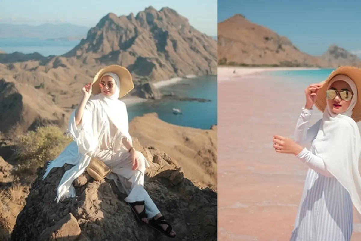6 Gaya Simpel Dinda Hauw saat Honeymoon, Tetap Memesona