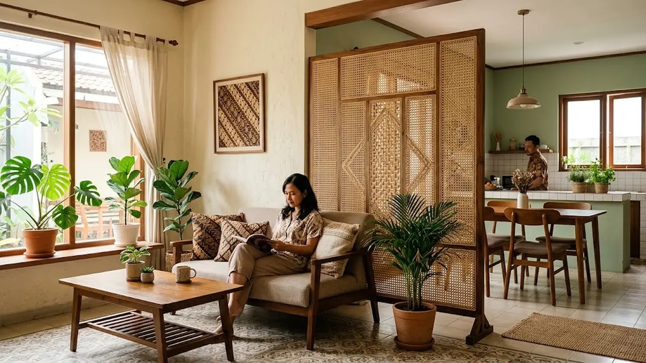 26 Inspirasi Desain Pembatas Ruangan, Solusi Estetik Membagi Area Rumah