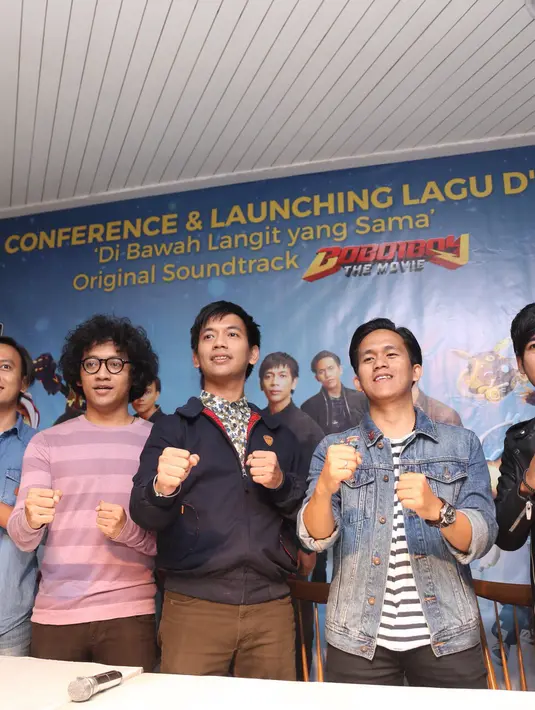 Lagu berjudul 'Di Bawah Langit Yang Sama' dijadikan OST untuk film 'BoboiBoy The Movie'. Lagu itu juga akan dimasukkan ke dalam album ke limanya. (Andy Masela/Bintang.com)