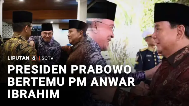 Presiden Prabowo Bertemu PM Anwar Ibrahim