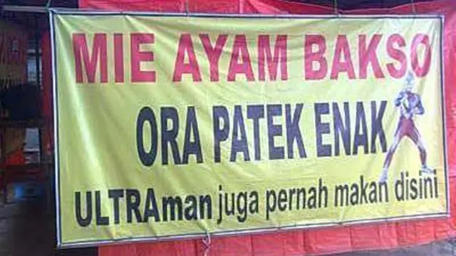 6 Spanduk Warung 'Kurang Enak' Ini Bikin Tepuk Jidat