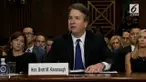 Calon hakim Mahkamah Agung AS, Brett Kavanaugh menghadiri sidang senat atas dugaan pelecehan seksual. Dalam pembelaannya ia sempat menahan tangis karena merasa difitnah.