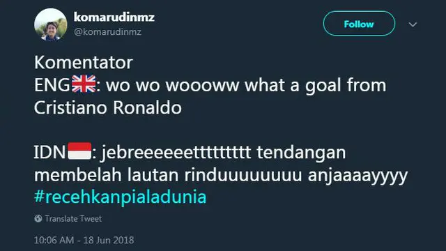 Mulai dari analisis pertandingan yang serius sampai gojekan-gojekan, semua menjadi bahasan warganet di media sosial.
