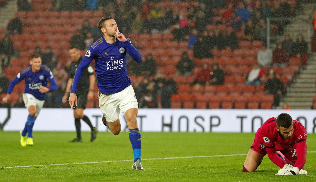 Foto Leicester City Bantai Southampton 9 0 Bola Liputan6 Com