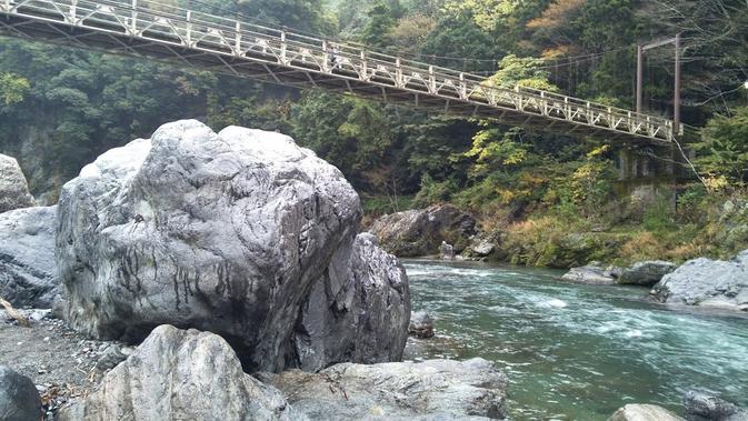 Tamagawa salah satu sungai di Jepang, yang melintasi kota Tokyo yang berair jernih (Dok.Suparno Jumar--Hakikat Ciliwung)