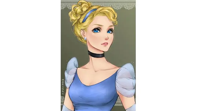 7 Karakter Putri Disney Ini Diubah Jadi Anime, Beda Banget