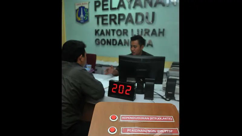 Pelayanan Terpadu Satu Pintu di Kelurahan Gondangdia