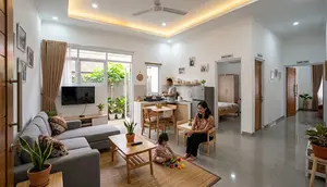 9 Desain Rumah 3 Kamar dengan Ruang Keluarga Menyatu, Bikin Hunian Terasa Lega