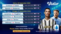 Liga Italia pekan kedelapan dapat disaksikan melalui platform streaming Vidio. (Sumber: Vidio)