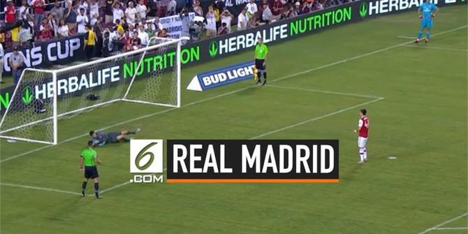 VIDEO: Lewat Adu Penalti, Real Madrid Kalahkan Arsenal