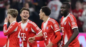 Selebrasi Jamal Musiala di laga Bayern vs Monchengladbach (AFP)