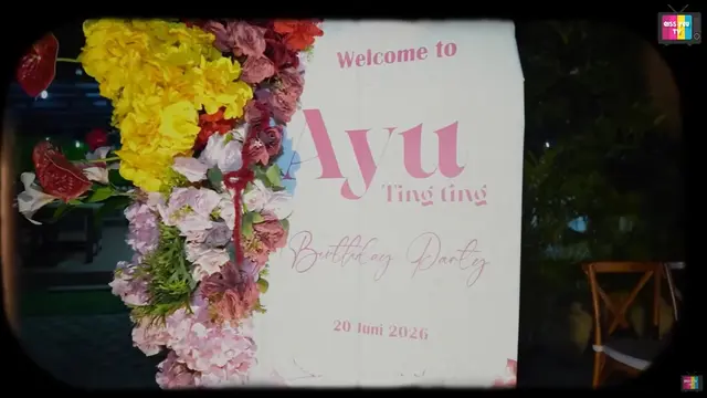 Potret Dekorasi Perayaan Ultah Ayu Ting Ting ke-34